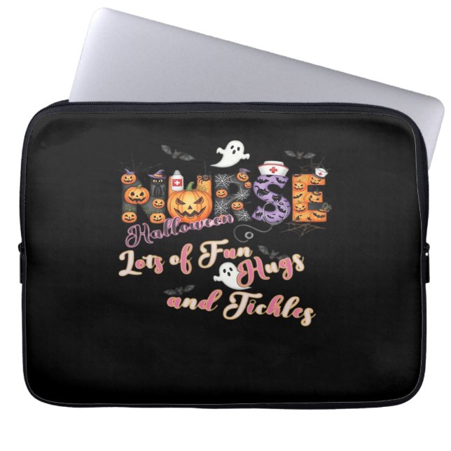 Paediactrics Nurse Roligt Halloween Design Essenti Laptop Fodral (Framsidan)