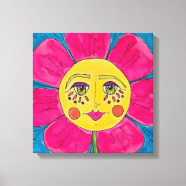 Paediatric Flower Girl Canvas Art