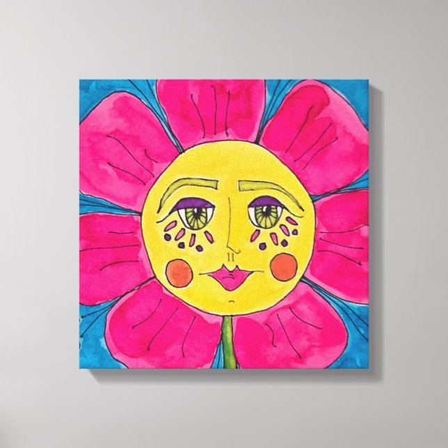 Paediatric Flower Girl Canvas Art (Framsida)