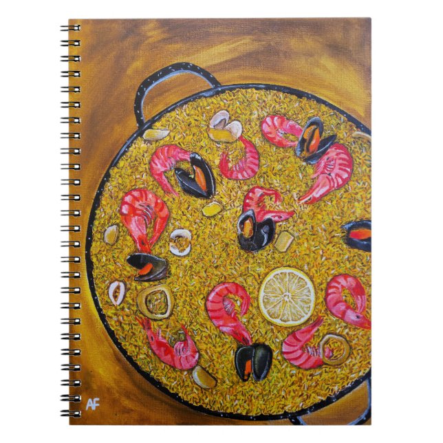 Paella De Marisco Anteckningsbok (Framsidan)