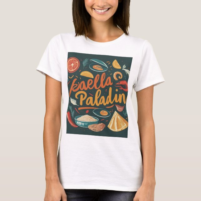 Paella Paladin T Shirt (Framsida)