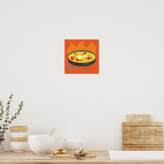 Paella Poster (Kök)
