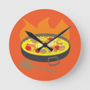 Paella Rund Klocka