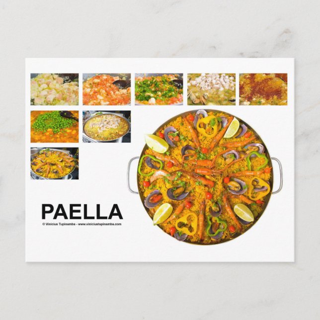 paella vykort (Framsida)