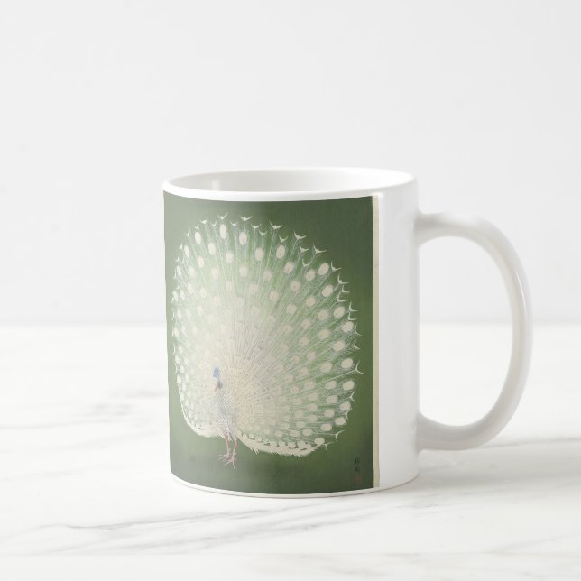 Påfågel av Ohara Koson Kaffemugg (Höger)