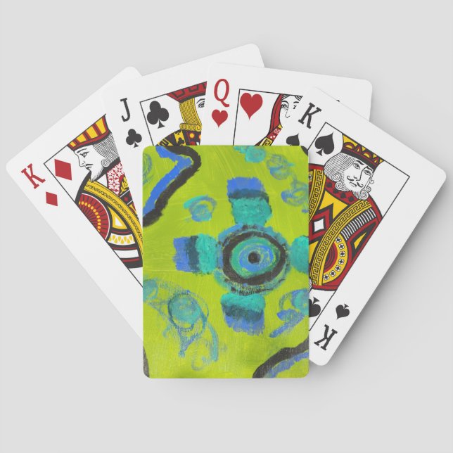 Påfågel Casinokort (Baksidan)