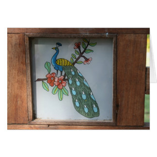Påfågel Hälsningskort