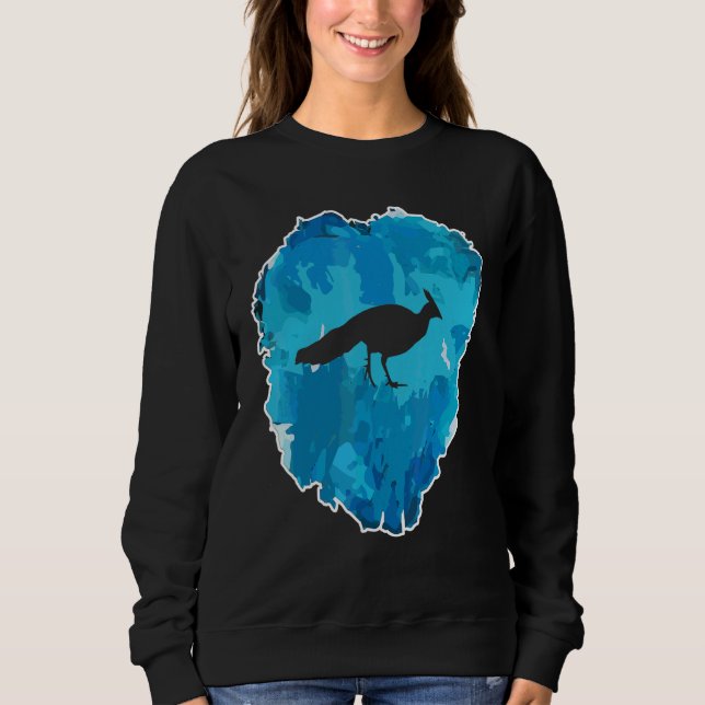 Påfågel i ett isblock för evigt t shirt (Framsida)