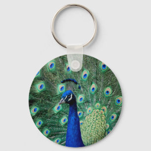 Påfågel keychain nyckelring