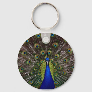 Påfågel Keychain Nyckelring