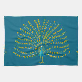 Påfågel Kökshandduk