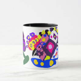 Påfågel kul cool  mugg
