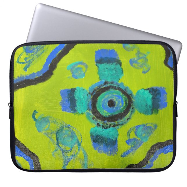 Påfågel Laptop Fodral (Framsidan)