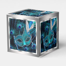 Påfågel Maskeradfest Presentaskar