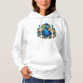 Påfågel med persikorosor t shirt