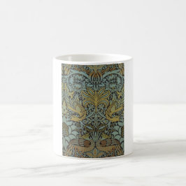 Påfågel och Drakar (av William Morris) Kaffemugg