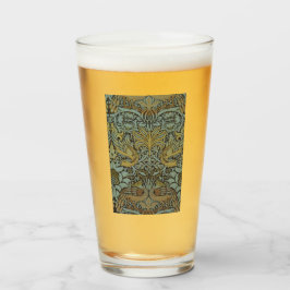 Påfågel och Drakon (av William Morris) Glaskopp