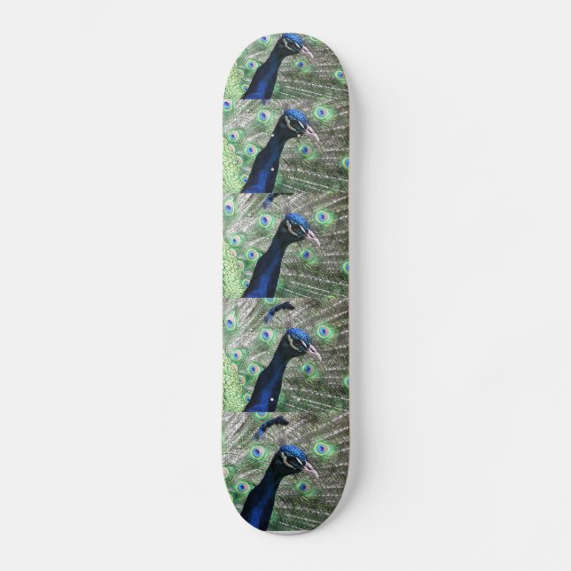 PÅFÅGEL OLD SCHOOL SKATEBOARD BRÄDA 18 CM (Framsida)