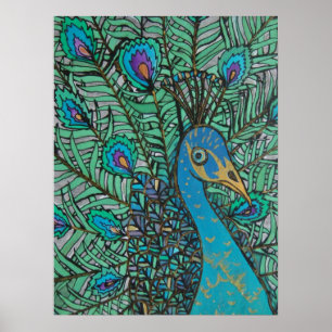 Påfågel Poster