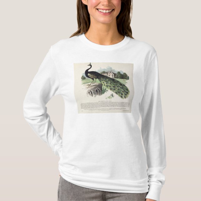 Påfågel T Shirt (Framsida)