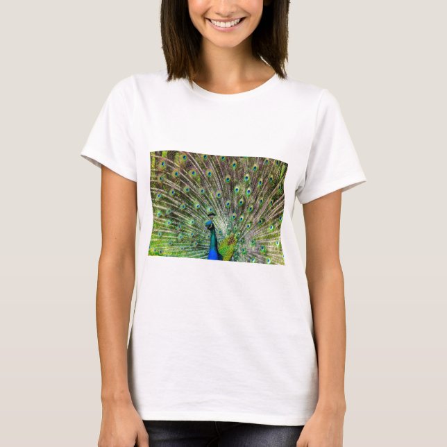Påfågel T Shirt (Framsida)