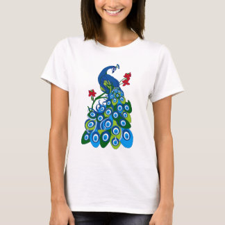 påfågel tee shirt