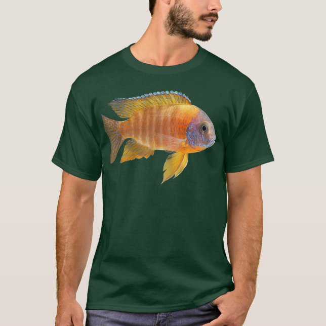 PåfågelCichlid T Shirt (Framsida)
