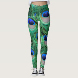 Påfågeldamasker Leggings