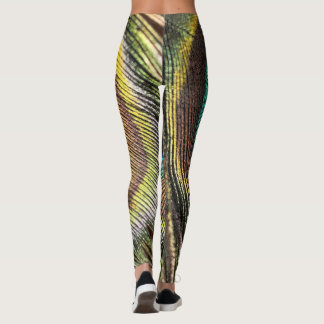 Påfågeldesign Leggings