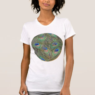 påfågelfjäder t shirt