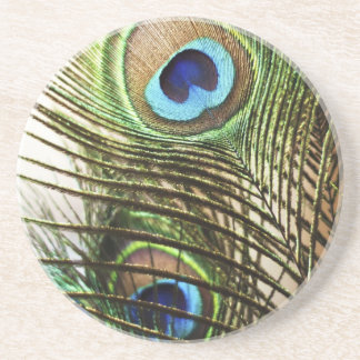 Påfågelfjäder Underlägg