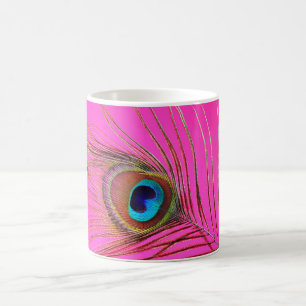 Påfågelfjädermugg Kaffemugg