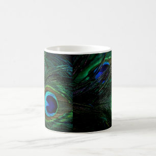 Påfågelfjädrar Kaffemugg