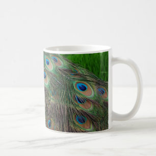 Påfågelfjädrar Kaffemugg