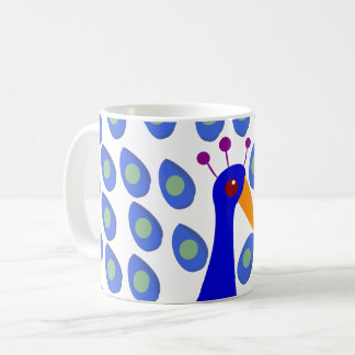 Påfågelkaffemugg Kaffemugg