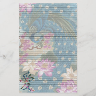Påfågellotusblomma Brevpapper