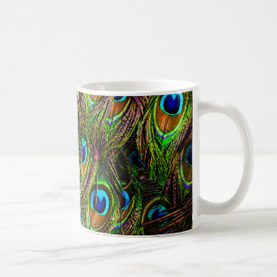 Påfågeln befjädrar invasion kaffemugg