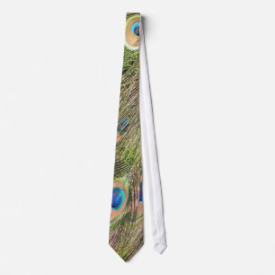 Påfågeln befjädrar manar Tie Slips