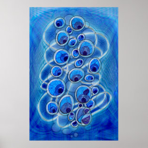 Påfågeln bubblar poster