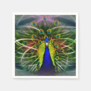 Påfågeln Dreamcatcher Pappersservett