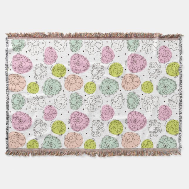 påfågeln lurar tapetvintage filt (Framsidan)