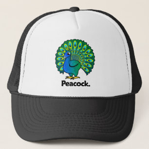 PåfågelPeacock. Truckerkeps