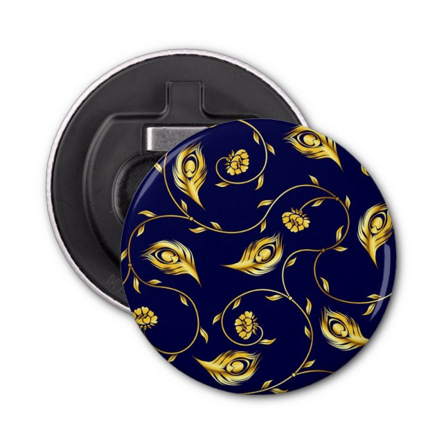 PåfågelSarimönster Flasköppnare (Framsidan)