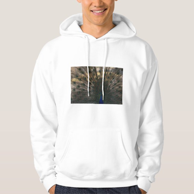 Påfågelshoodie  hoodie (Framsida)