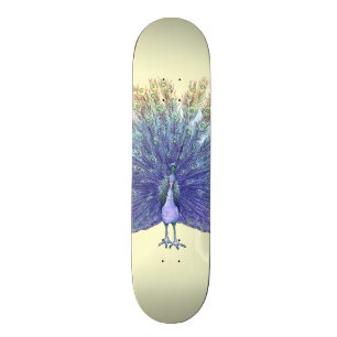 PåfågelSkateboarddäck Old School Skateboard Bräda 21,6 Cm