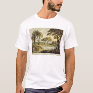 Påfågelskytte, från "orientalisk jakt och fiske t-shirt