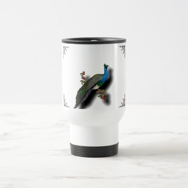 påfågeltravel mug resemugg (Center)