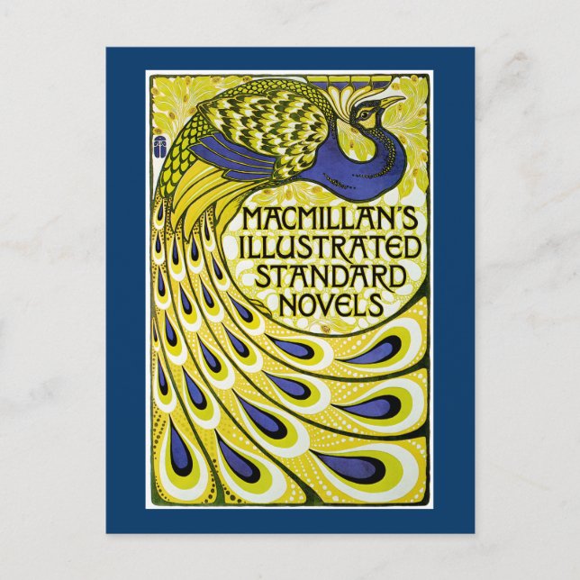 Påfågelupplaga, MacMillans Illustraded Vykort (Framsida)