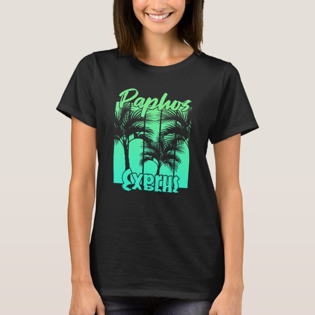 Pafos Cypern 3 T Shirt (Framsida)