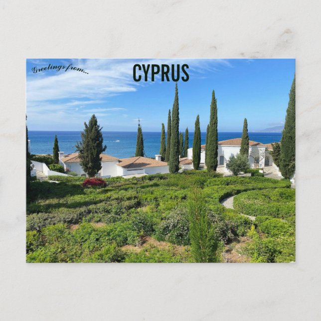 Pafos Cypern Vykort (Framsida)